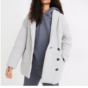 Madewell Gray Puffer Jacket